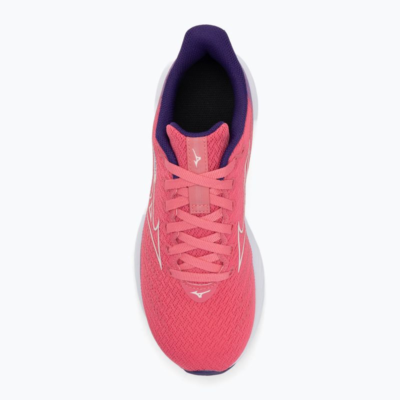 Kinder-Laufschuhe Mizuno Enerzy Rider Jr camelliarose/ snowwhite/violiet 5