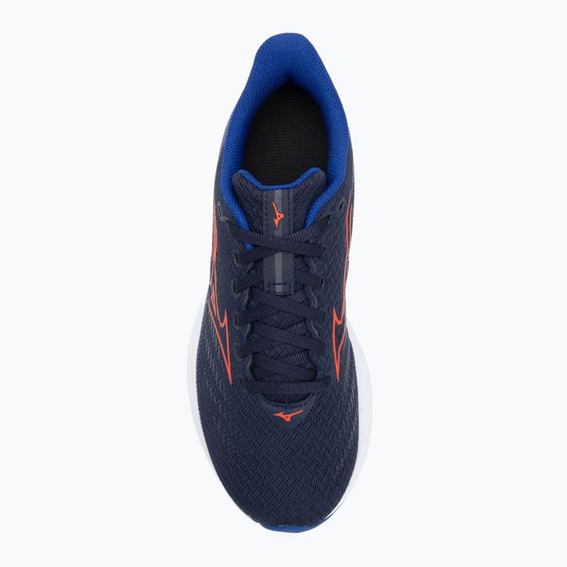 Kinder-Laufschuhe Mizuno Enerzy Rider Jr peacoat/ignitionred/ reflective blue 5