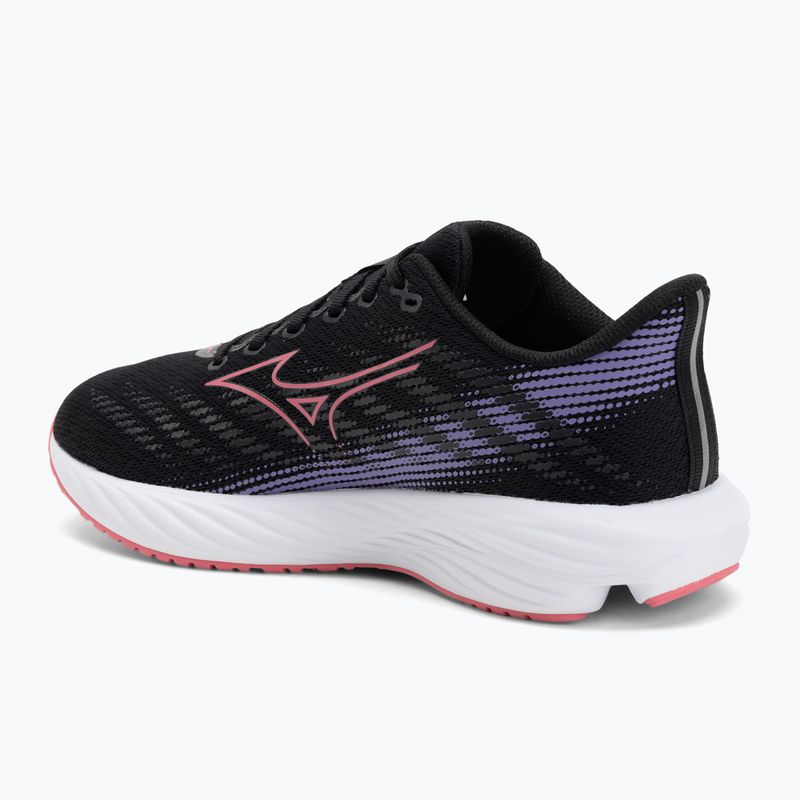 Kinder-Laufschuhe Mizuno Enerzy Rider Jr schwarz/camelliarose/paisleypurple 3