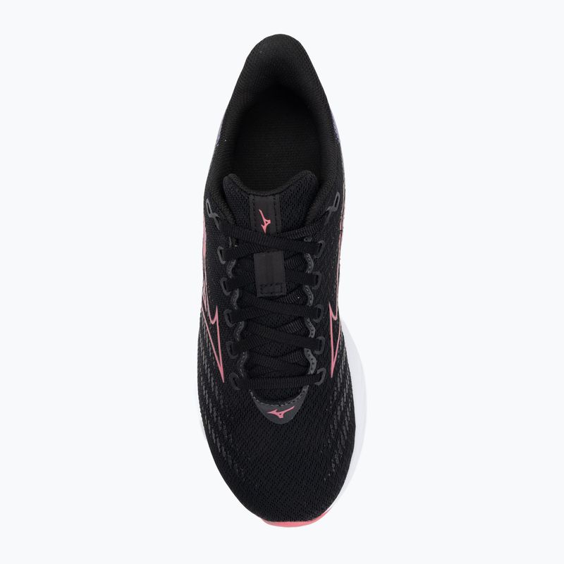 Kinder-Laufschuhe Mizuno Enerzy Rider Jr schwarz/camelliarose/paisleypurple 5