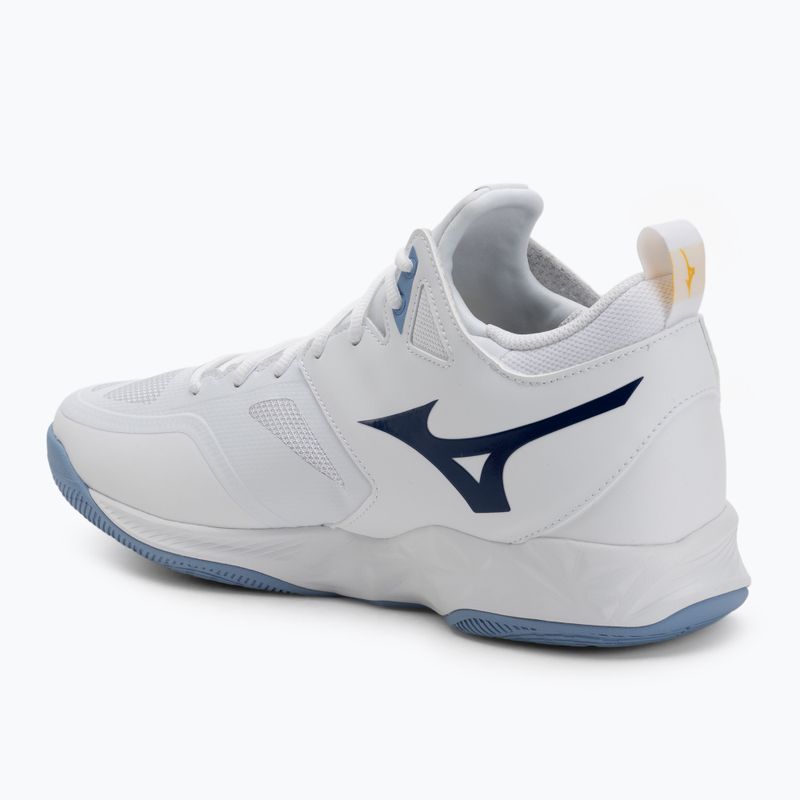 Volleyballschuhe Mizuno Wave Dimension Mid weiß/bellwether blau/belairblu 3