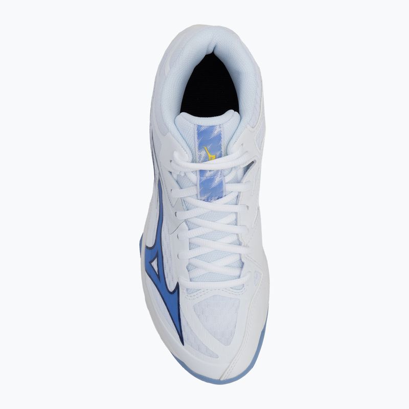 Volleyballschuhe Mizuno Thunder Blade Z Mid white/bellwether blue/bel air blue 5