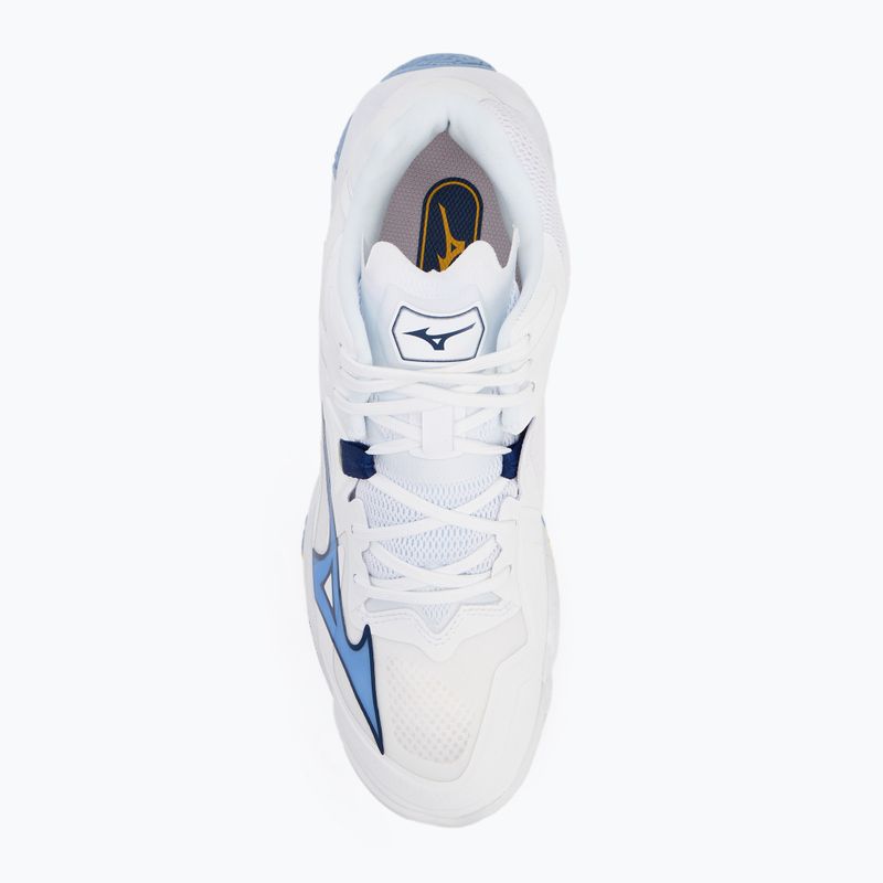 Volleyballschuhe Mizuno Wave Lightning Z8 Mid white/bellwether blue/bel air blue 5