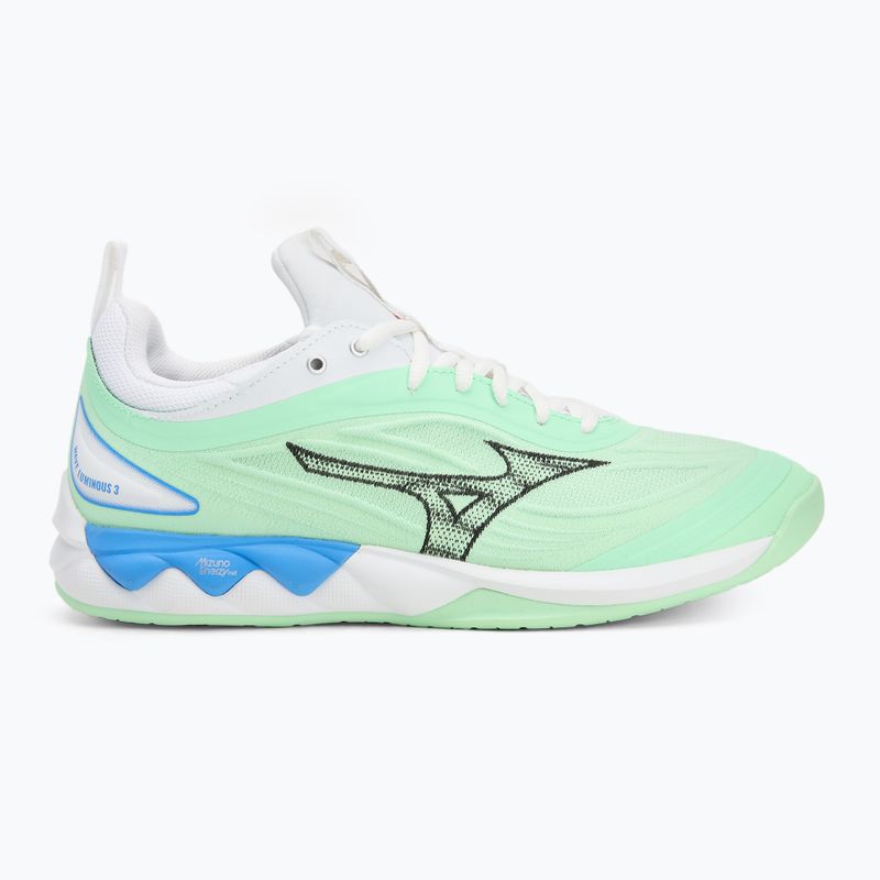 Volleyballschuhe Mizuno Wave Luminous 3 neo mint/black/frontier blue 2
