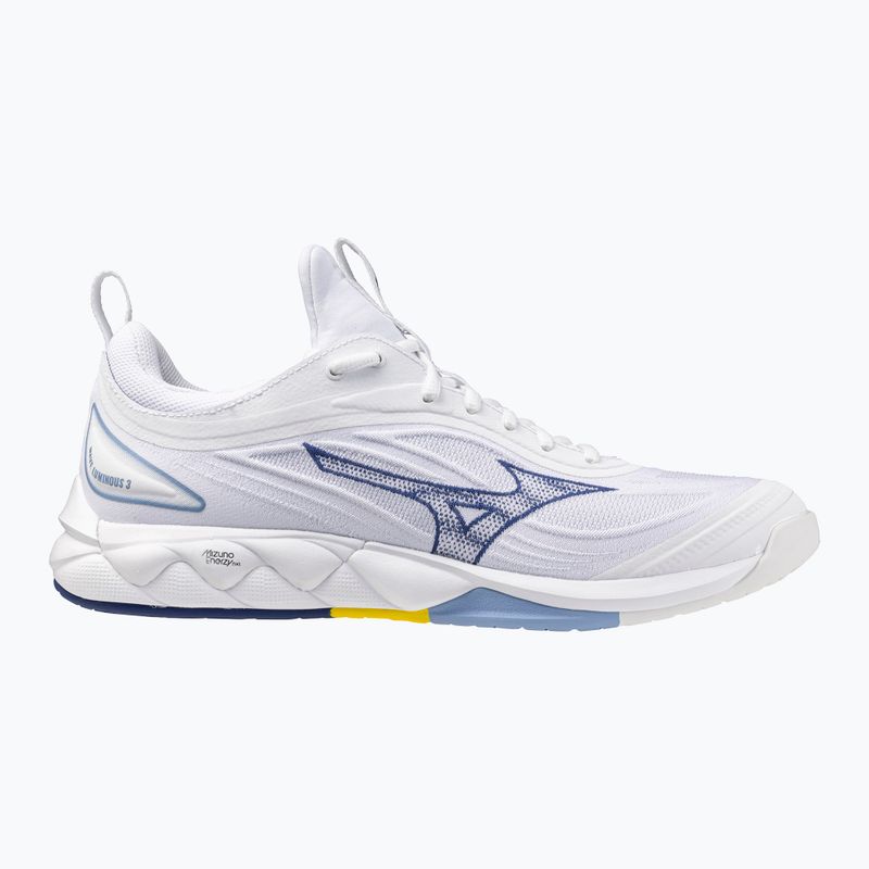 Volleyballschuhe Mizuno Wave Luminous 3 weiß/bellwether blau/belairblu 8