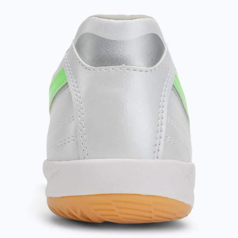 Fußballschuhe Herren Mizuno Morelia Sala Pro IN white/neon green/galaxy silver 6