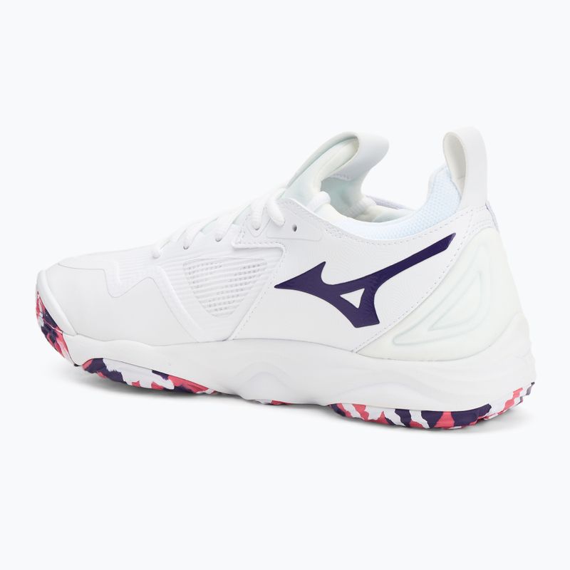 Volleyballschuhe Mizuno Wave Momentum 3 white/violet indigo/camellia rose 3