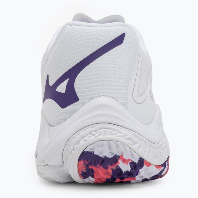 Damen-Volleyballschuhe Mizuno Wave Lightning Z8 weiß/violett indigo/camelliaros 6