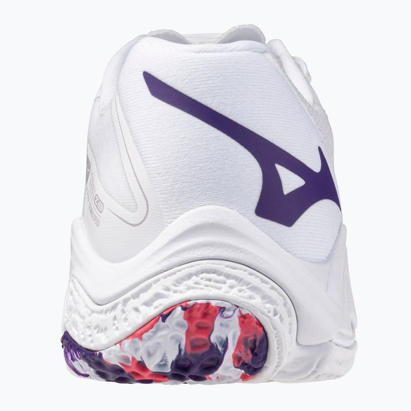 Damen-Volleyballschuhe Mizuno Wave Lightning Z8 weiß/violett indigo/camelliaros 10