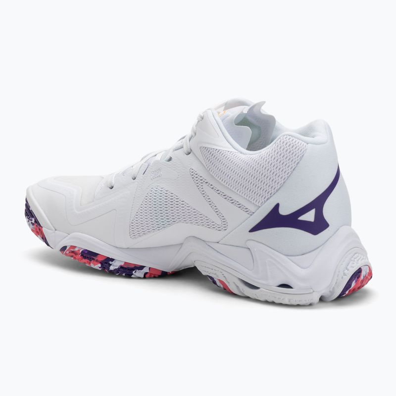 Damen Volleyballschuhe Mizuno Wave Lightning Z8 Mid weiß/violett indigo/camelliaros 3