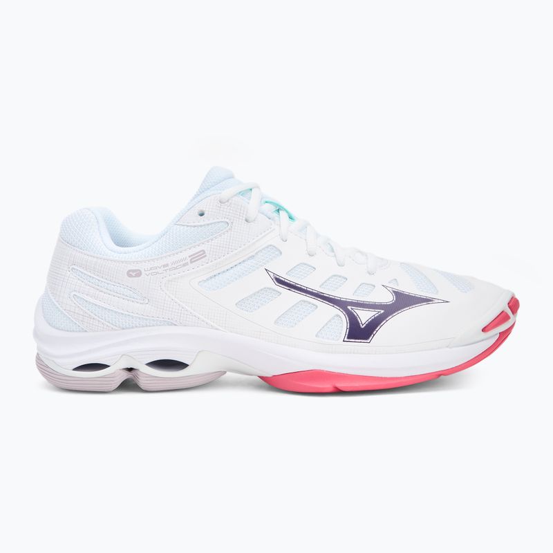 Volleyballschuhe Mizuno Wave Voltage 2 white/violet indigo/camellia rose 2
