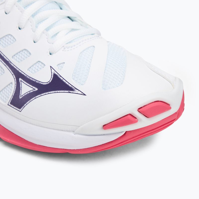 Volleyballschuhe Mizuno Wave Voltage 2 white/violet indigo/camellia rose 7