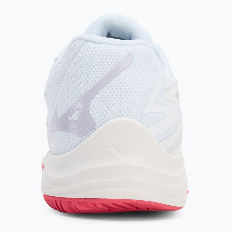 Volleyballschuhe Kinder Mizuno Lightning Star Z7 white/violet indigo/camellia rose 6