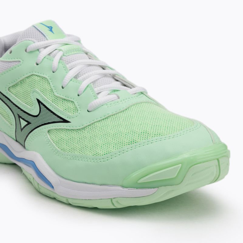 Mizuno Wave Phantom 3 neo mint / schwarz / frontier blau Handballschuhe 7