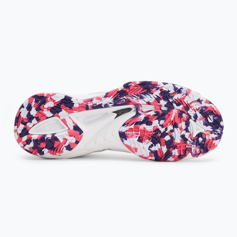 Schuhe Mizuno Wave Mirage 5 white/violet indigo/camellia rose 4