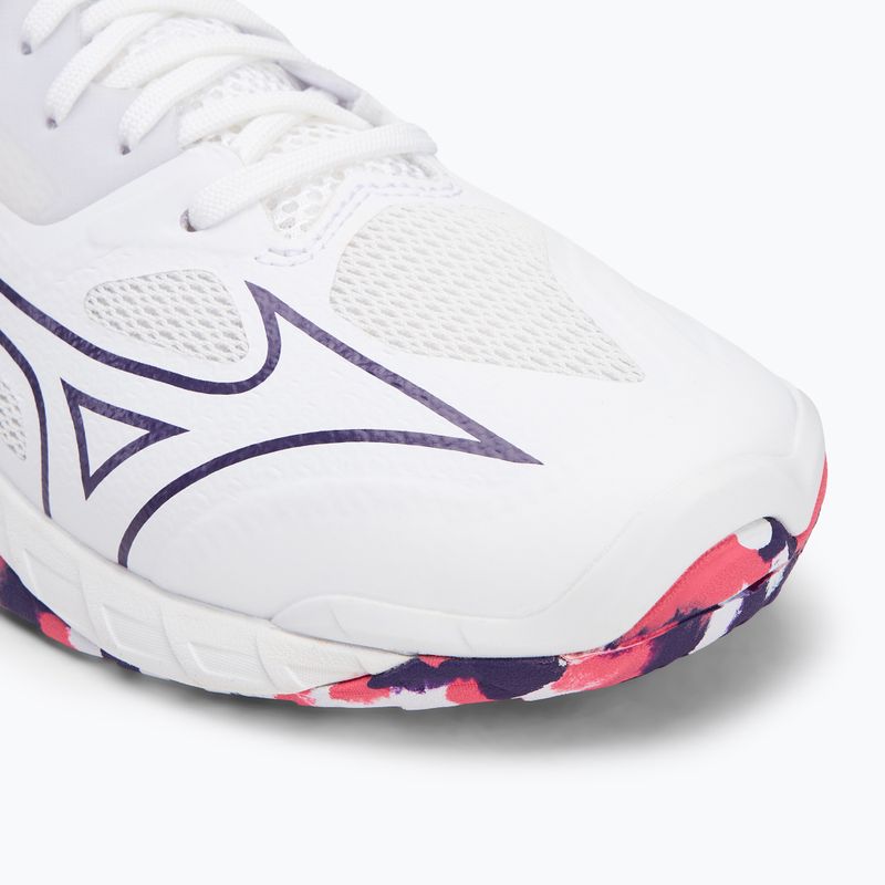 Schuhe Mizuno Wave Mirage 5 white/violet indigo/camellia rose 7