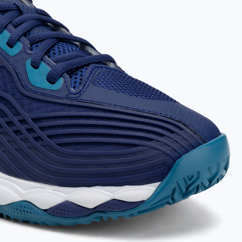 Tennisschuhe Herren Mizuno Wave Enforce Tour 2 CC bellwether blue/ white/ fjord blue 7