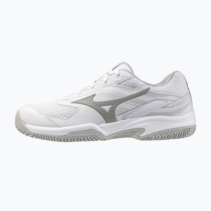 Tennisschuhe Damen Mizuno Break Shot 5 CC white/ ultimate gray/ harbor mist 8