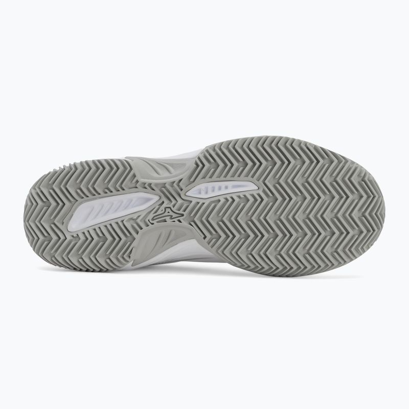 Tennisschuhe Damen Mizuno Break Shot 5 CC white/ ultimate gray/ harbor mist 4