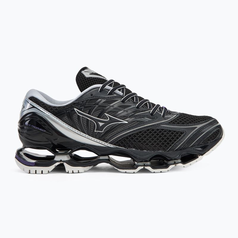 Herrenschuhe Mizuno Wave Prophecy LS black/silver/purple haze 2