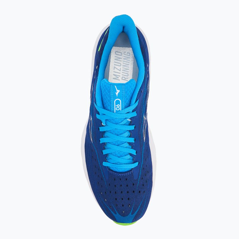 Laufschuhe Herren Mizuno Wave Skyrise 6 reflex blue c/white/blue pace 5