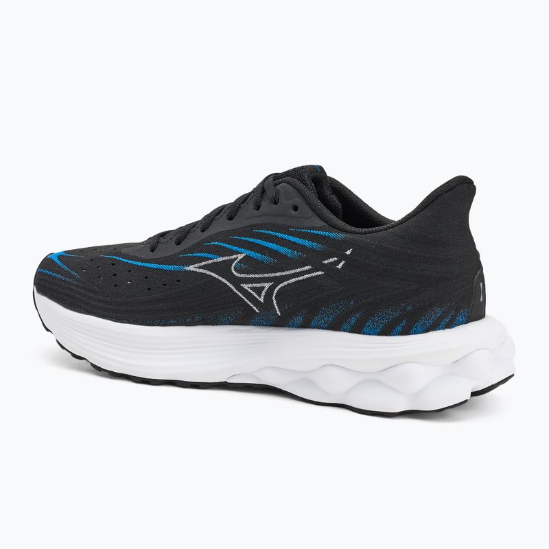 Laufschuhe Herren Mizuno Wave Skyrise 6 black/white/blue pace 3