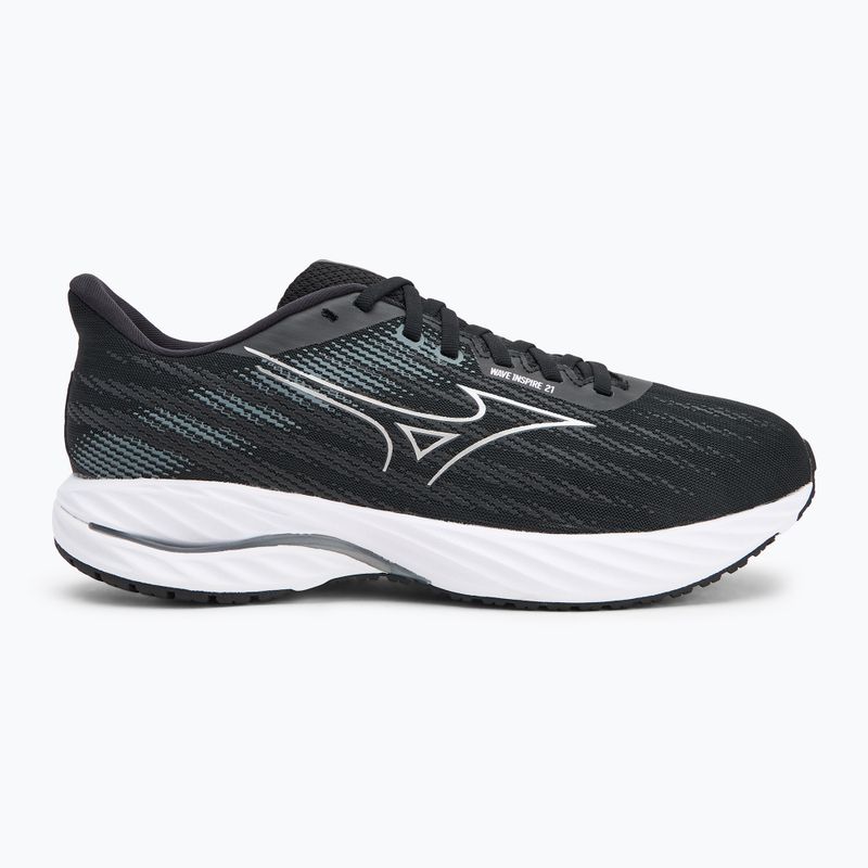 Laufschuhe Herren Mizuno Wave Inspire 21 black/silver/metallic gray 2