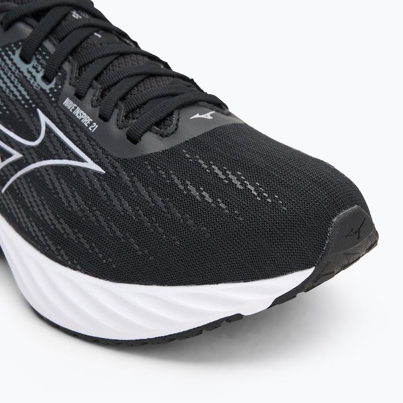 Laufschuhe Herren Mizuno Wave Inspire 21 black/silver/metallic gray 7
