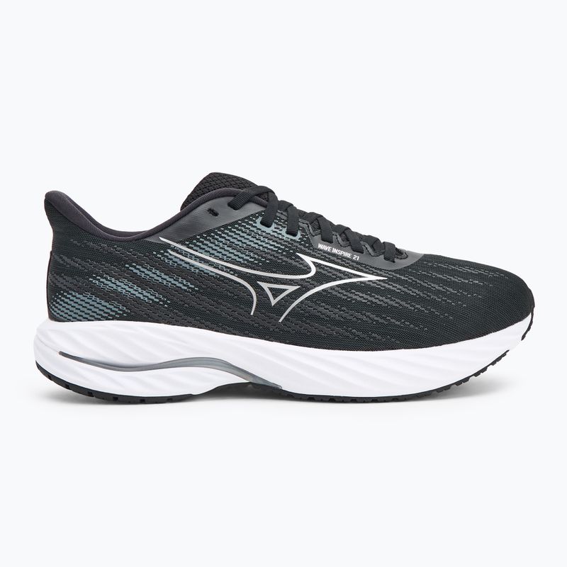 Laufschuhe Herren Mizuno Wave Inspire 21 2E black/silver/metallic gray 2