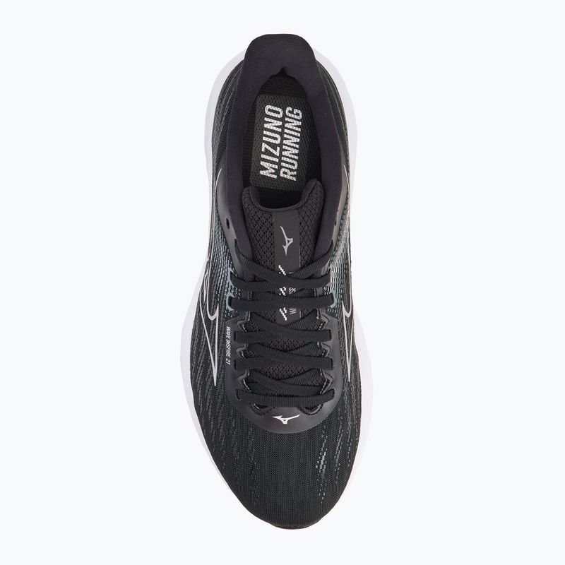 Laufschuhe Herren Mizuno Wave Inspire 21 2E black/silver/metallic gray 5