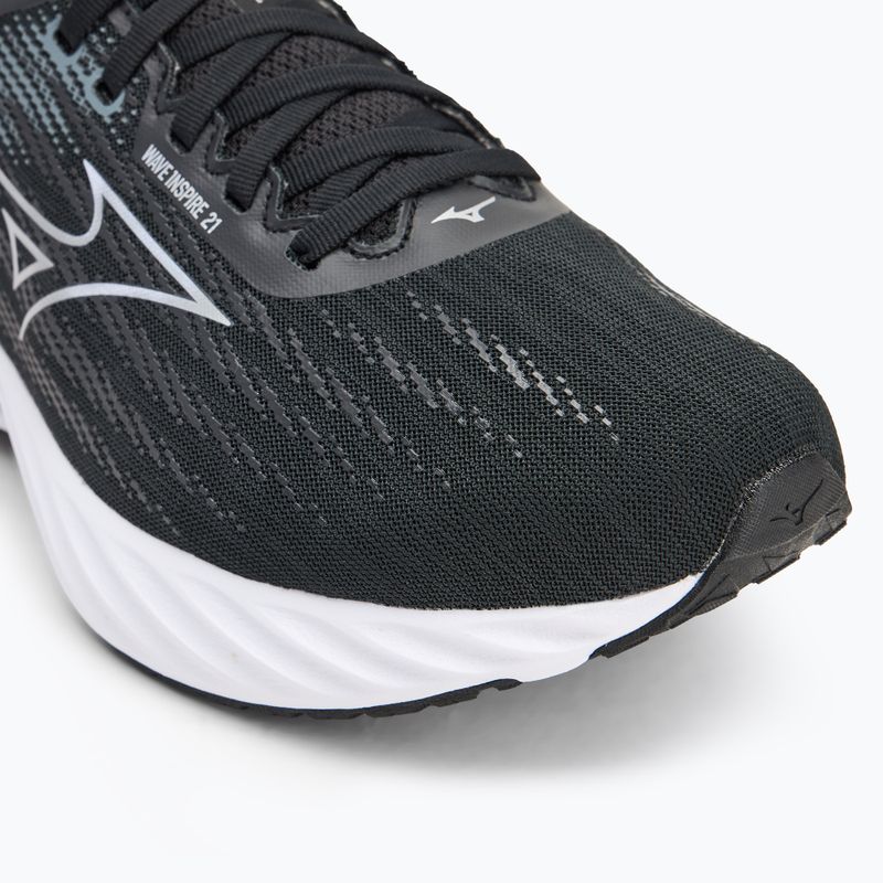 Laufschuhe Herren Mizuno Wave Inspire 21 2E black/silver/metallic gray 7