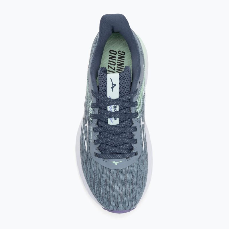 Damen-Laufschuhe Mizuno Wave Inspire 21 tradewinds/weiß/neo mint 5