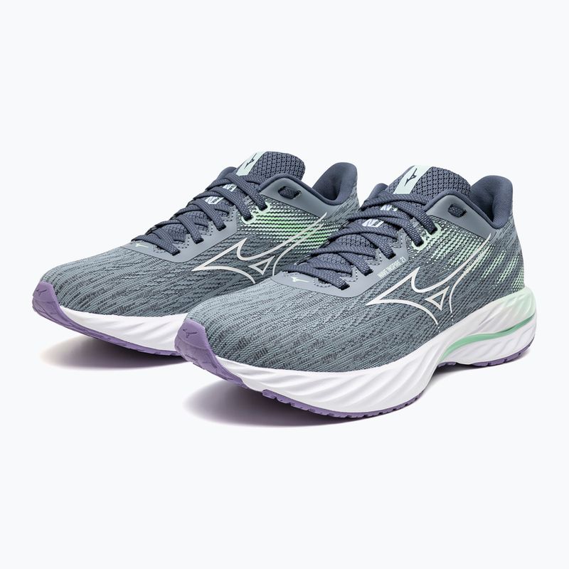 Damen-Laufschuhe Mizuno Wave Inspire 21 tradewinds/weiß/neo mint 8