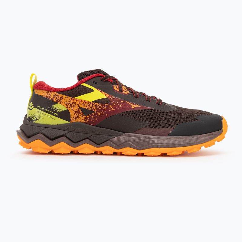 Herren Laufschuhe Mizuno Wave Ibuki 5 rum raisin / rythmic rot / eve primro 2