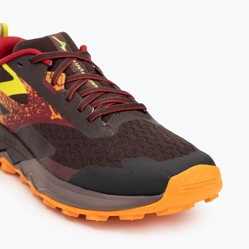 Herren Laufschuhe Mizuno Wave Ibuki 5 rum raisin / rythmic rot / eve primro 7