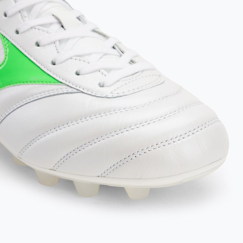 Fußballschuhe Herren Mizuno Morelia II Japan Md white/neon green/galaxy silver 7