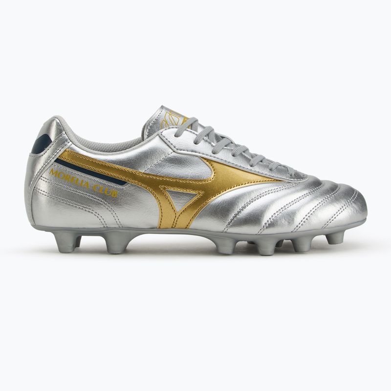 Fußballschuhe Herren Mizuno Morelia II Club Md galaxy silver/gold/gold 2