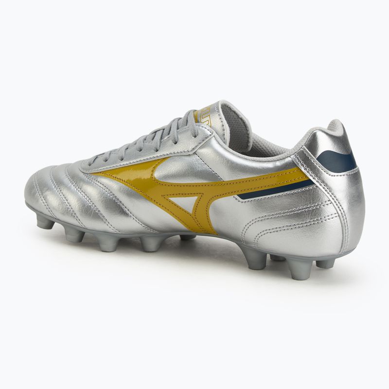 Fußballschuhe Herren Mizuno Morelia II Club Md galaxy silver/gold/gold 3