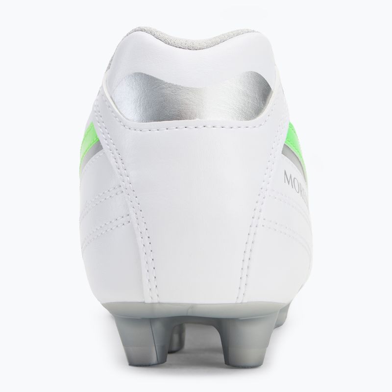 Fußballschuhe Herren Mizuno Morelia II Club Md white/neon green/galaxy silver 6