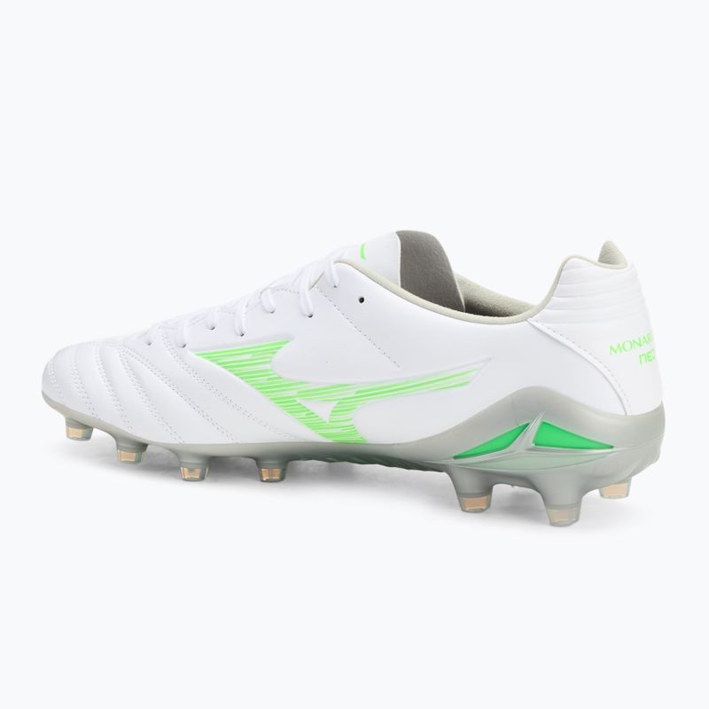 Fußballschuhe Herren Mizuno Monarcida Neo III Pro Md white/neon green 3