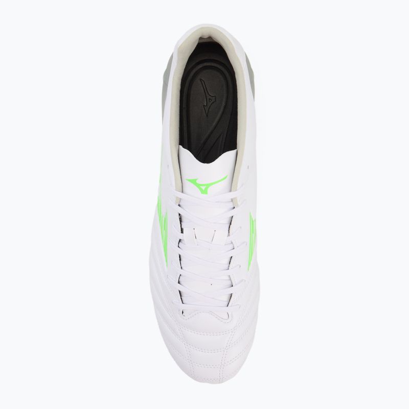 Fußballschuhe Herren Mizuno Monarcida Neo III Pro Md white/neon green 5
