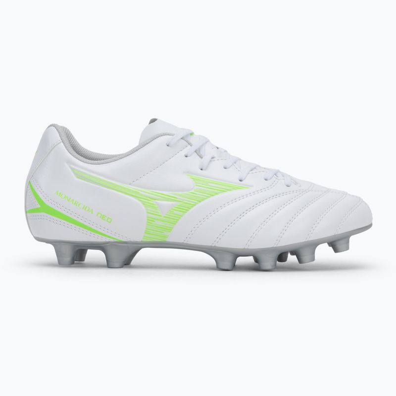 Fußballschuhe Herren Mizuno Monarcida Neo III Select Md white/neon green 2
