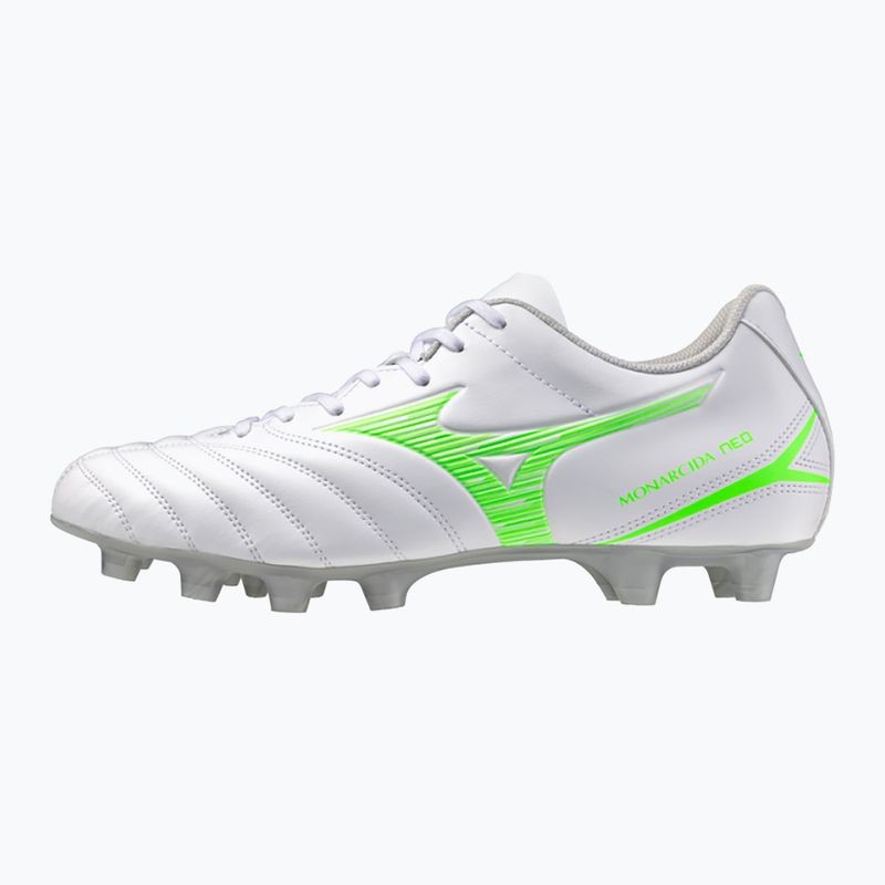 Fußballschuhe Herren Mizuno Monarcida Neo III Select Md white/neon green 8