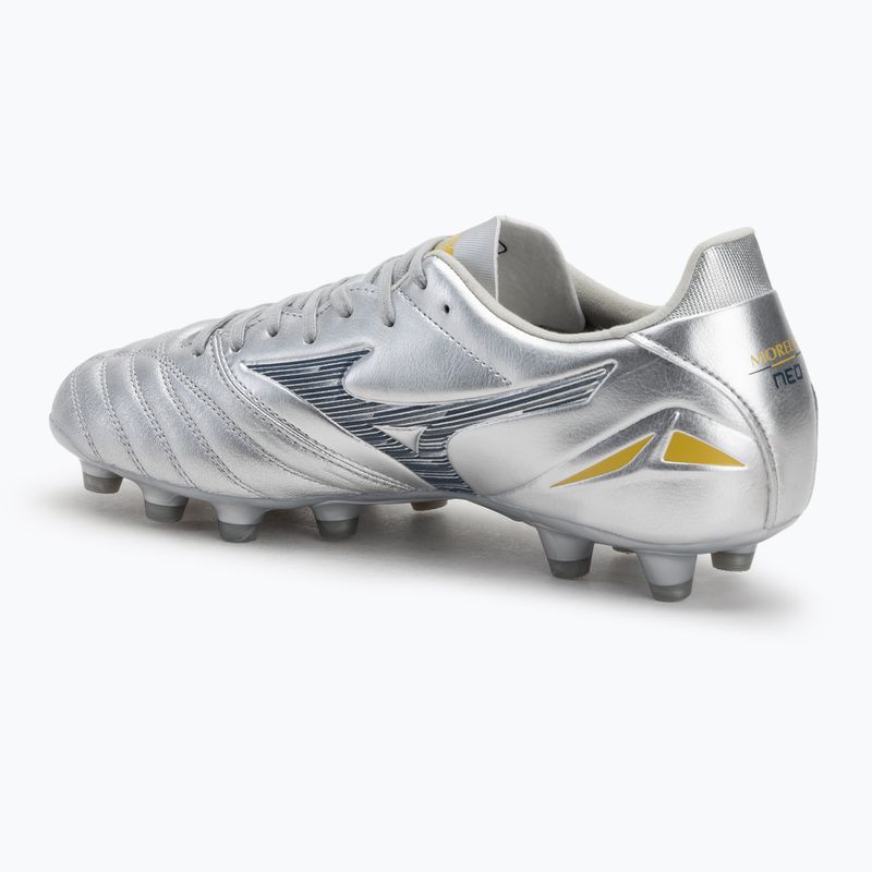 Fußballschuhe Herren Mizuno Morelia Neo IV Pro Md galaxy silver/8605 c/cool gray 3c 3
