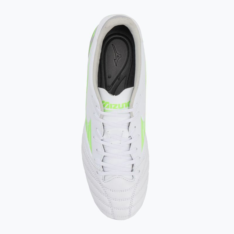 Fußballschuhe Herren Mizuno Morelia Neo IV Pro Md white/neon green/cool gray 3c 5