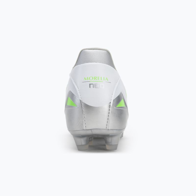 Fußballschuhe Herren Mizuno Morelia Neo IV Pro Md white/neon green/cool gray 3c 6