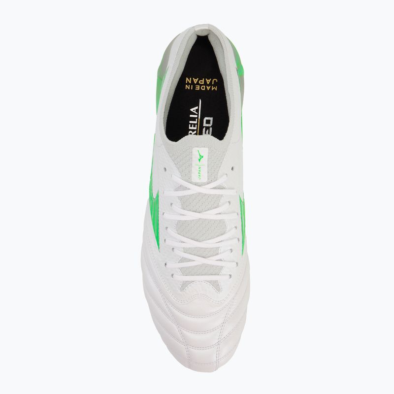 Fußballschuhe Herren Mizuno Morelia Neo IV β Japan Md white/neon green/cool gray 3c 5