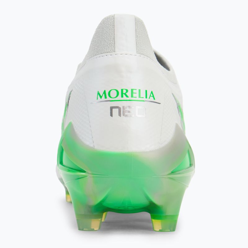 Fußballschuhe Mizuno Morelia Neo IV β Japan Fg white/neon green/cool gray 3c 6
