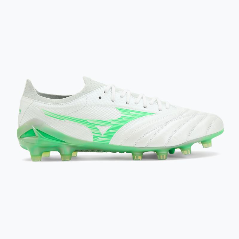 Herren-Fußballschuhe Mizuno Morelia Neo IV Β Elite MD white/neon green/cool gray 3c 2