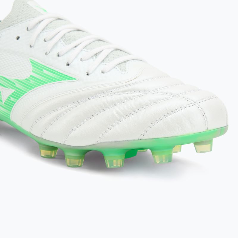 Herren-Fußballschuhe Mizuno Morelia Neo IV Β Elite MD white/neon green/cool gray 3c 7